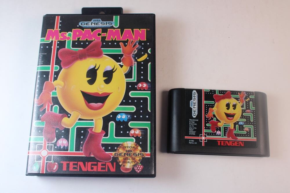 Ms Pac-Man (Sega Genesis) Authentic, Complete, Tested/Works